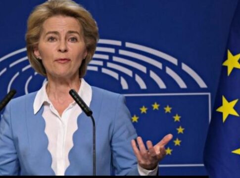 EU PRESIDENT EU suspends counter-tariffs for 90 days after US U-turn