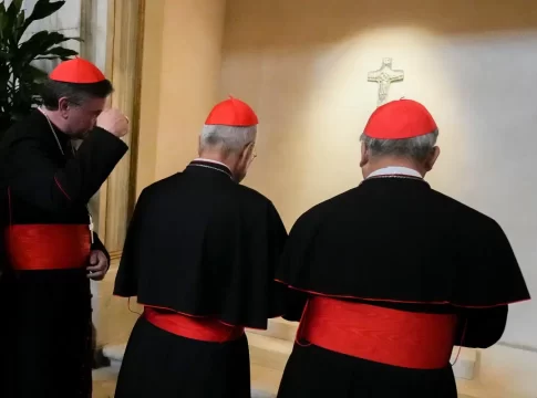 vactican Cardinals Move Into Vatican Residence Ahead of Papal Conclave