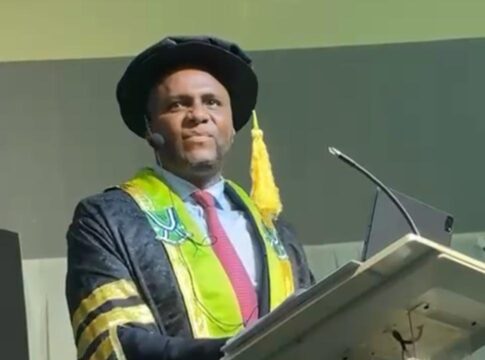Dr. Chima Anyaso Delivers Inaugural Alumni Speech at Ebonyi State University.