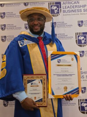 Efosa Ogbeide Bags Doctorate in Strategic Leadership & Change Management