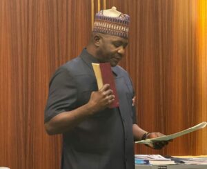 Tinubu Swears In A New Defence Minister.